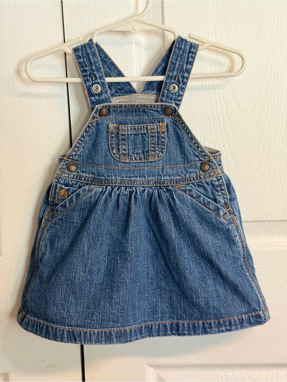 🌼Baby Gap Mini Classic Jean Jumper Dress • Toddler Gorpcore Vintage Aesthetic